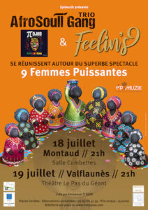 9 Femmes Puissantes par Feelin\\\\\\\&rsquo;s9 et Pi Djob & AfroSoull Gang trio
